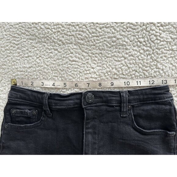Wakee Black Stretch Denim Mini Skirt Womens Size 10 - Picture 5 of 6